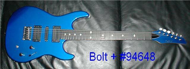 11/2008 : Bolt+ Electric Blue, Abalone Logo / Inlays, M22T + TBH60 + C22J, coil tap